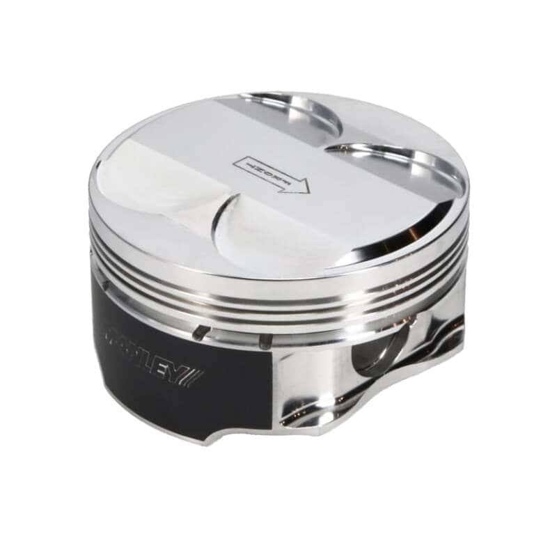 Manley Performance — Manley 03-07 Nissan 350Z/ Maxima 81.4mm Stroker 95.5mm Std Bore 11.0:1 Dome Piston Set w/Rings
Piston Set - view 3