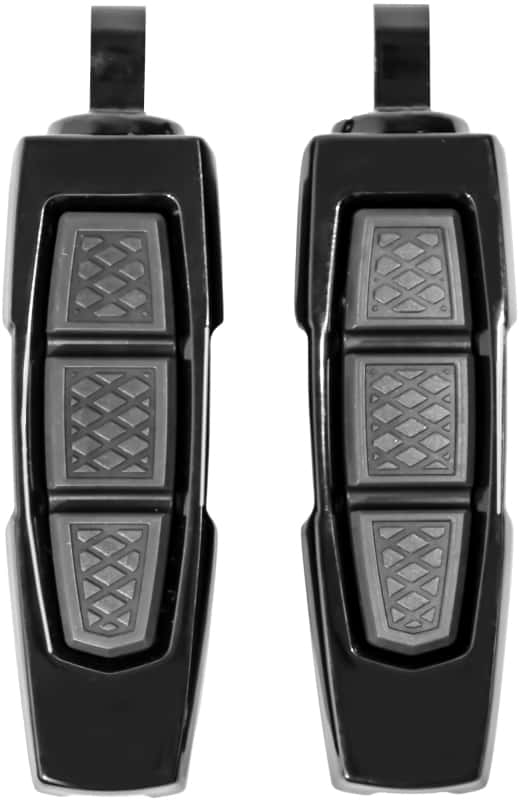 Kuryakyn — Kuryakyn Enygma Pegs With Adapter- Gloss Black - view 1