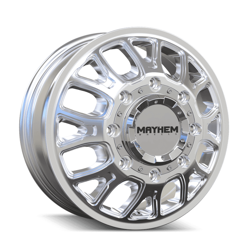 Mayhem — Mayhem 8107D Cogent Dually 17x6.5 / 8x165.1 BP / -142mm Offset / 121.3mm Hub Polished Wheel
MAYHEM 8107D - view 2