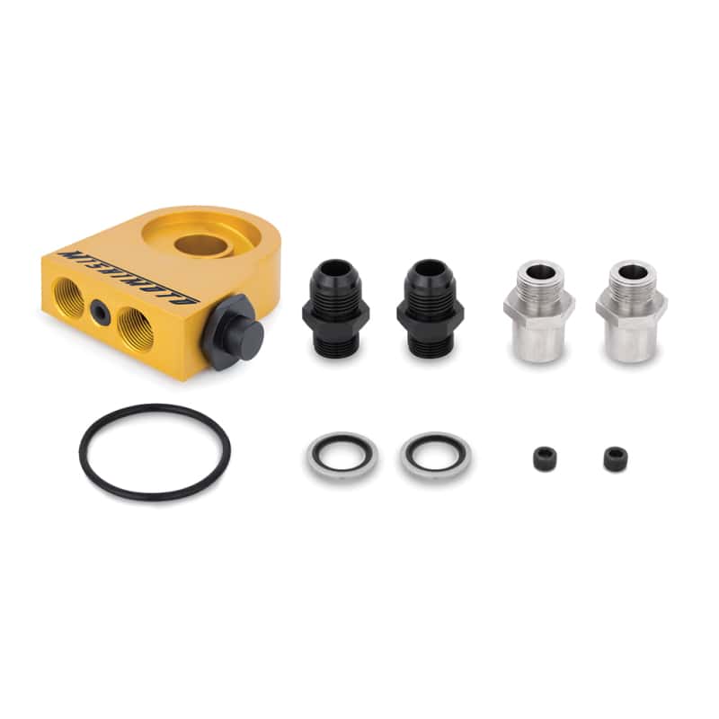 Mishimoto — Mishimoto Universal Thermostatic Oil Cooler Kit 16-Row Black
Uni. Oil Cooler Kit - view 3