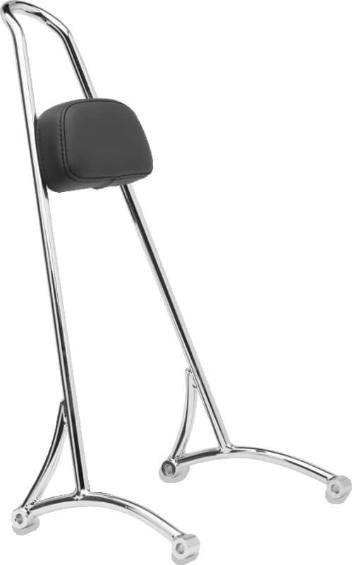 Burly Brand — Burly Brand Tall Sissy Bar 20in - Chrome - view 1