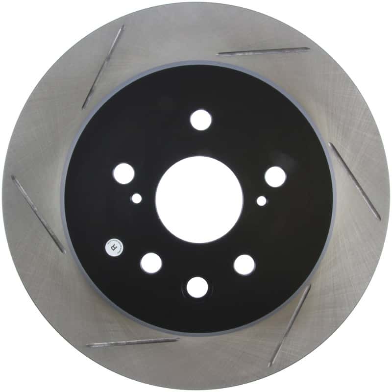 Stoptech — StopTech 13-14 Lexus GS300/350/400/430 Slotted Sport Rear Right Brake Rotor
Sport Slotted Rotor - view 1