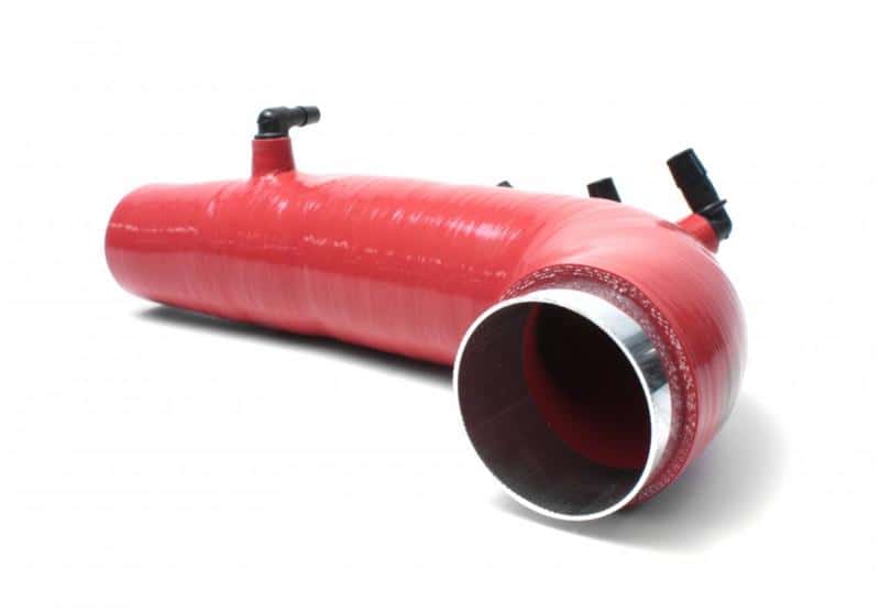 Perrin Performance — PERRIN 08-14 Subaru WRX / 04-13 Forester XT / 05-09 LGT/OBXT Turbo Inlet Hose - Red - view 3