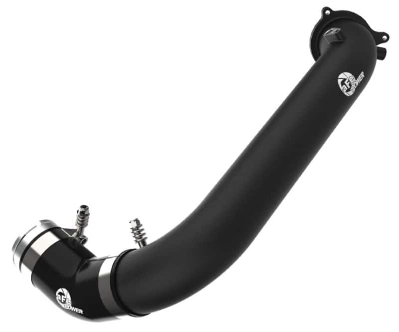 aFe — aFe BladeRunner Black 2-3/4in Aluminum Charge Pipe 2021 Toyota Supra GR (A90) I4-2.0L (t) B48
Hot Charge Pipe - view 2