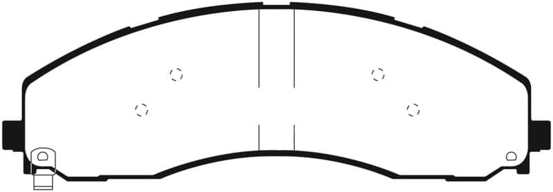 EBC — EBC 2017+ Ford F-450 Bluestuff Front Brake Pads
Disc Brake Pad - view 4