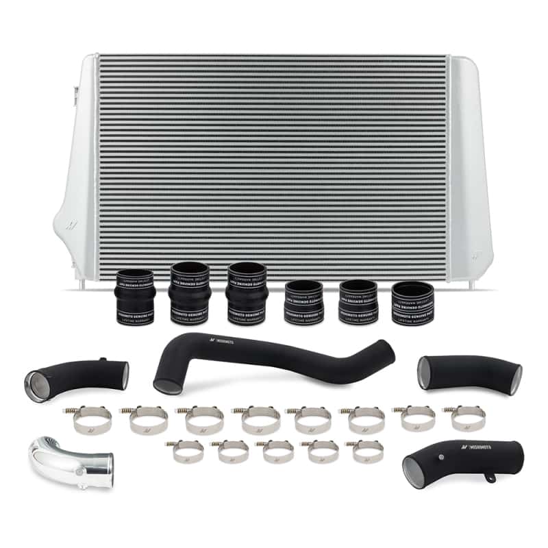 Mishimoto — Mishimoto 17-19 GM L5P Duramax Intercooler Kit - Silver w/ WBK Pipes
Intercooler Kit - view 1