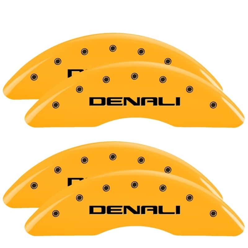 MGP — MGP 4 Caliper Covers Engraved Front & Rear Denali Yellow finish black ch
Caliper Covers - view 1