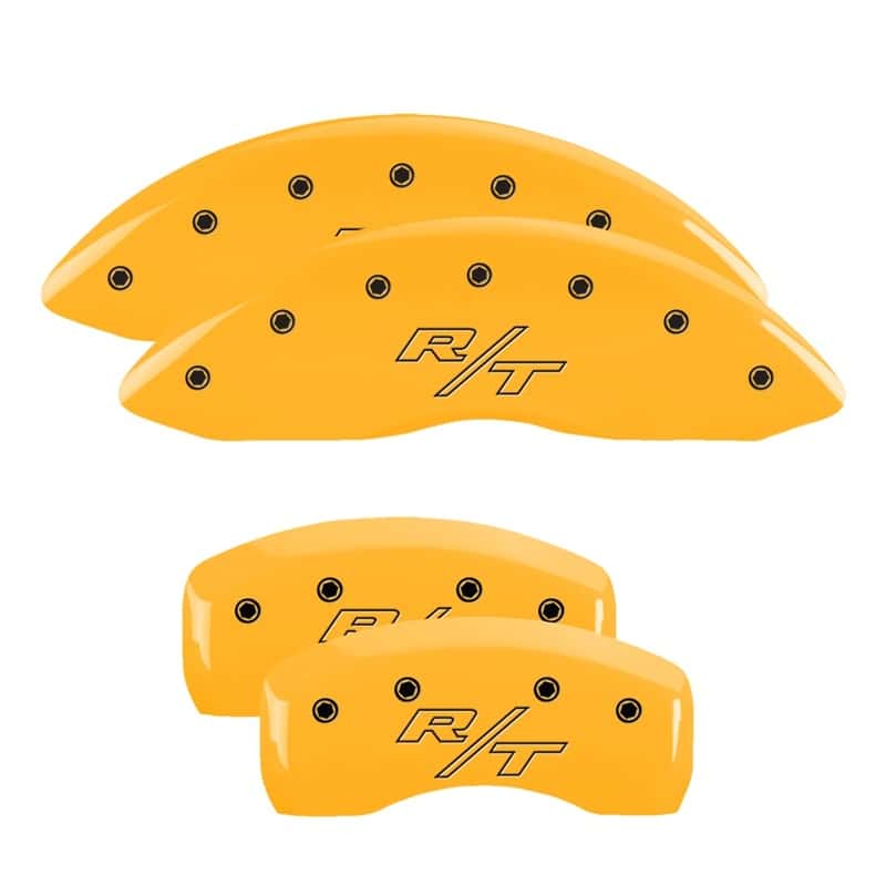 MGP — MGP 4 Caliper Covers Engraved Front & Rear Vintage Style/RT Yellow finish black ch
Caliper Covers - view 1