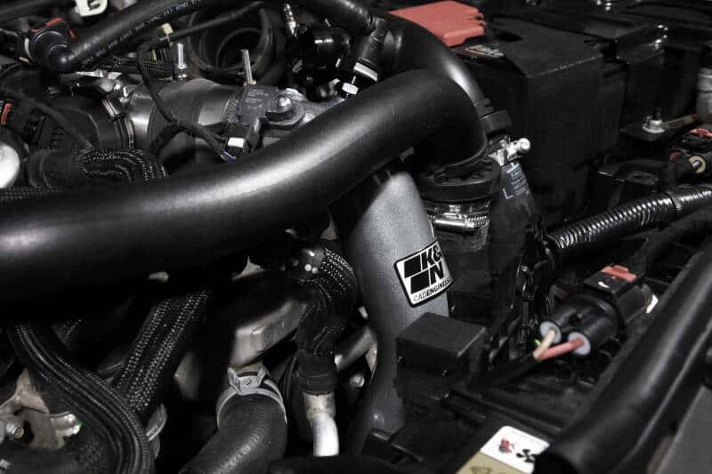 K&N Engineering — K&N 2023 Ford Bronco Raptor 3.0L V6 Aluminum Charge Pipe Kit - Gunmetal Gray - view 5