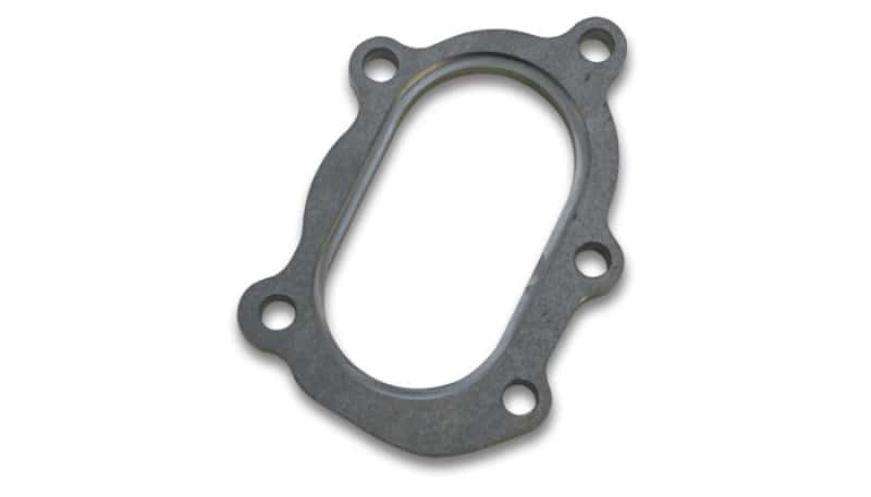 Vibrant — Vibrant GT25R / GT28R Discharge Flange with Oval Outlet (5 Bolt) T304 SS 1/2in Thick
5BoltTurboOutletFlng
SSGT25R/28RDisFlange
Turbocharger Flange - view 2