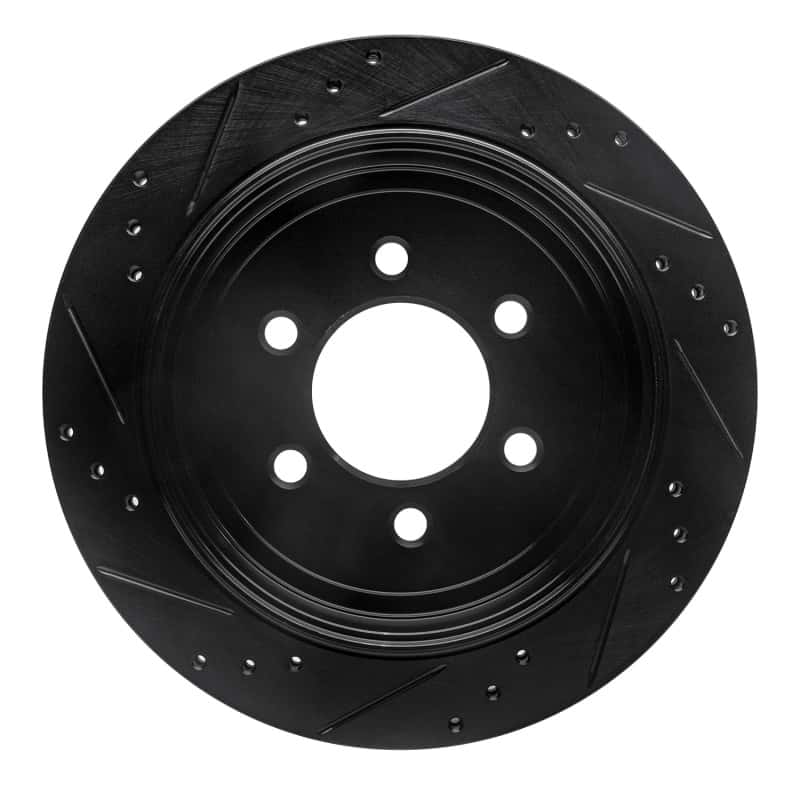 R1 Concepts — R1 07-17 Ford Expedition Rear Right Drilled & Slotted Black Brake Rotor
R1 Brake Rotor Drill - view 5