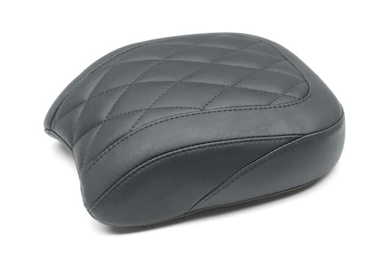 Mustang Motorcycle — Mustang 18-21 Harley Low Rider, Sport Glide Wide Tripper Passenger Seat Diamond Stitch - Black - view 1