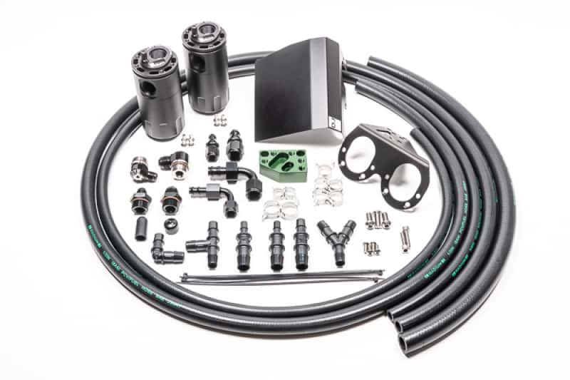 Radium Engineering — Radium 02-21 Subaru EJ-Series Fluid Lock Turbo Dual Catch Can Kit - view 1