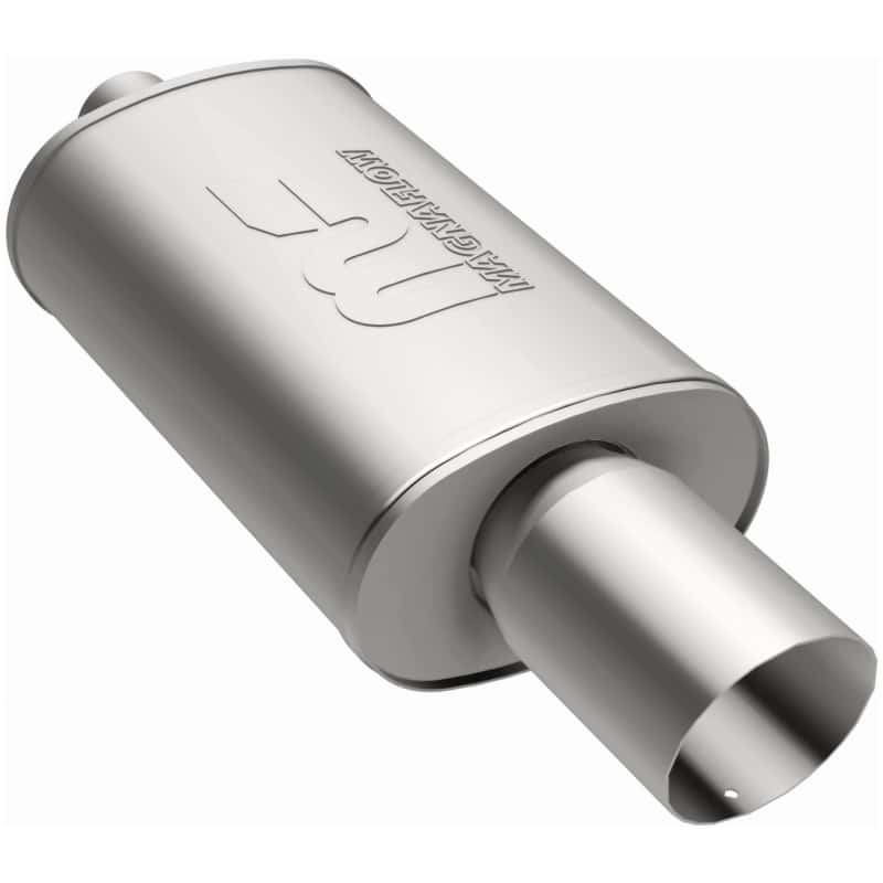 Magnaflow — MagnaFlow Muffler W/Tip Mag SS 14X5X8 2.25/4.
Straight Through - view 3