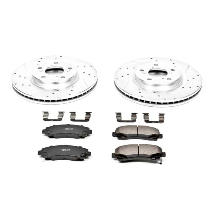 PowerStop — Power Stop 09-14 Acura TL Front Z23 Evolution Sport Brake Kit - view 1
