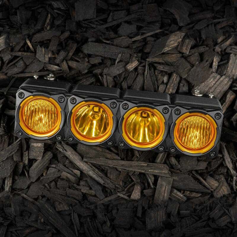 KC HiLiTES — KC HiLiTES FLEX ERA LED Performance Yellow Combo Lens for Light Bars - view 7