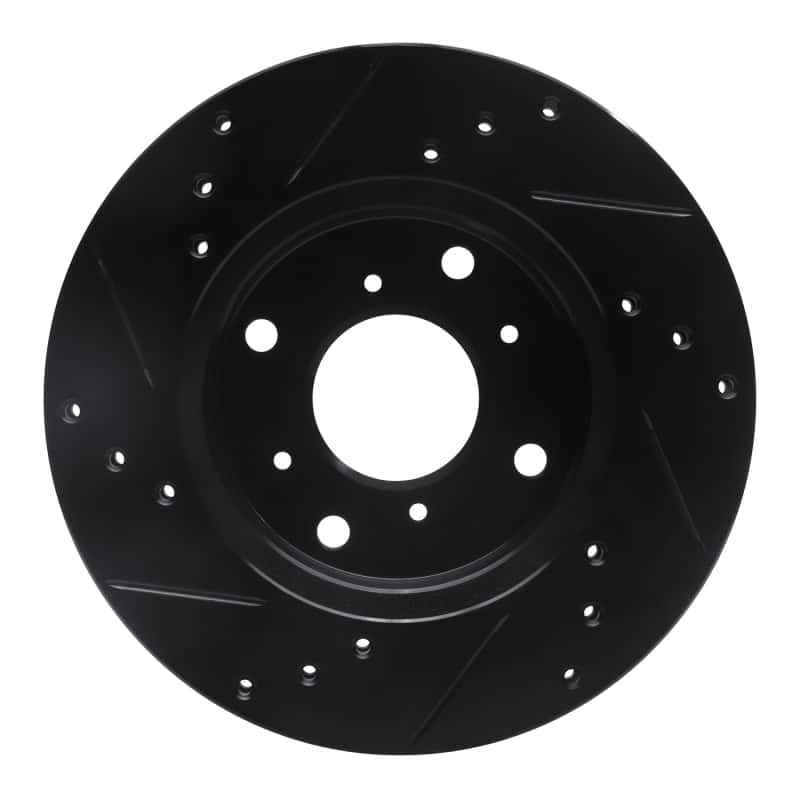 R1 Concepts — R1 98-02 Acura CL Front Right Drilled & Slotted Black Brake Rotor
R1 Brake Rotor Drill - view 5
