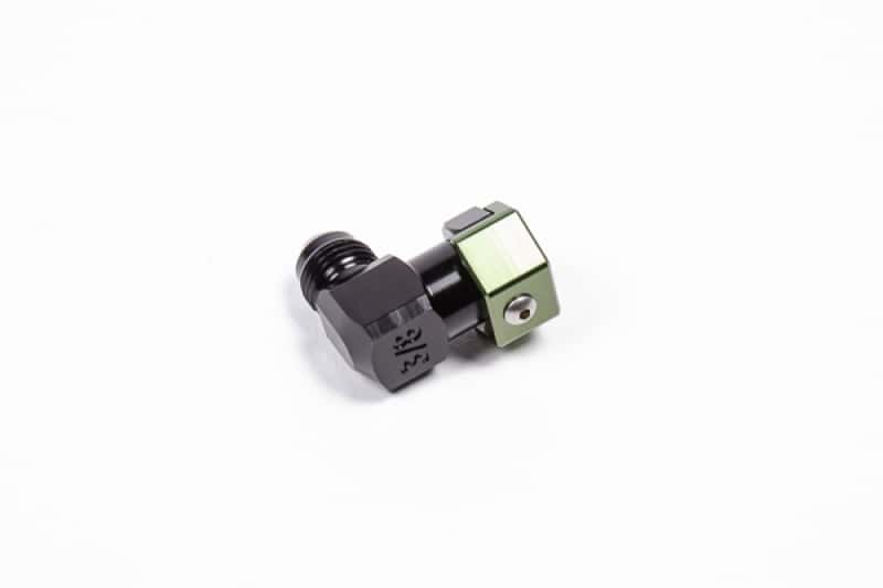 Radium Engineering — Radium Engineering 3/8in SAE Female to 6AN Male Low Profile Elbow - view 1