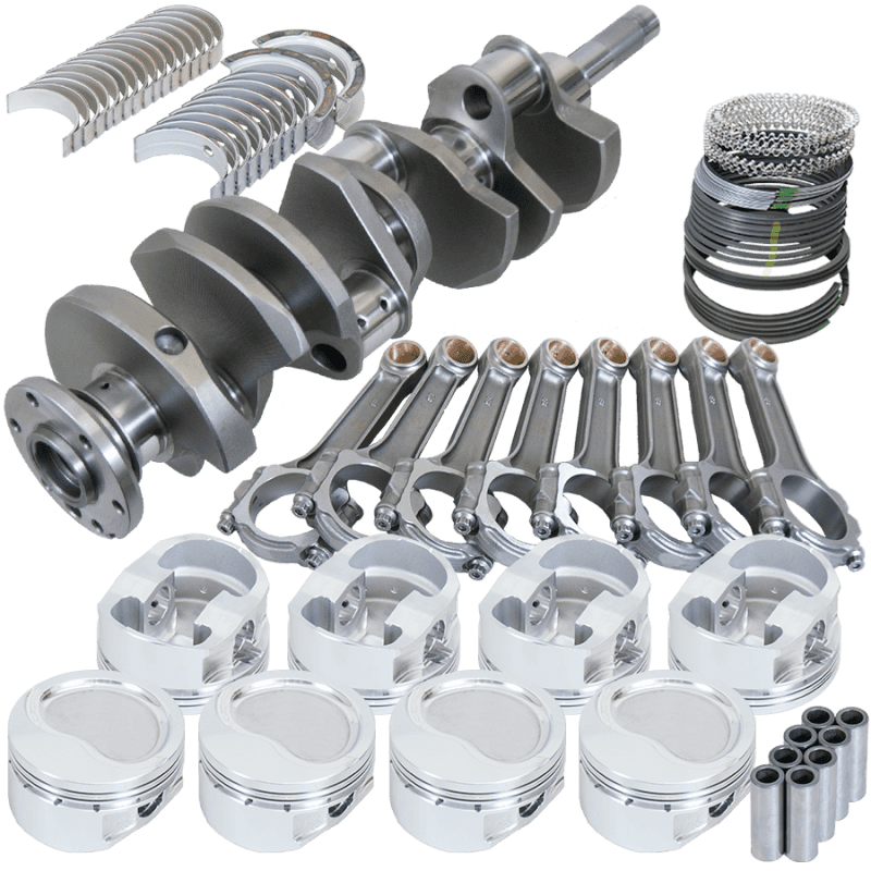 Eagle — Eagle Ford FE 4.250in Crank 6.700in I-Beam Rods -17cc Inv Dome 4.080in Pistons Rotating Assembly
Street & Strip Assy - view 1