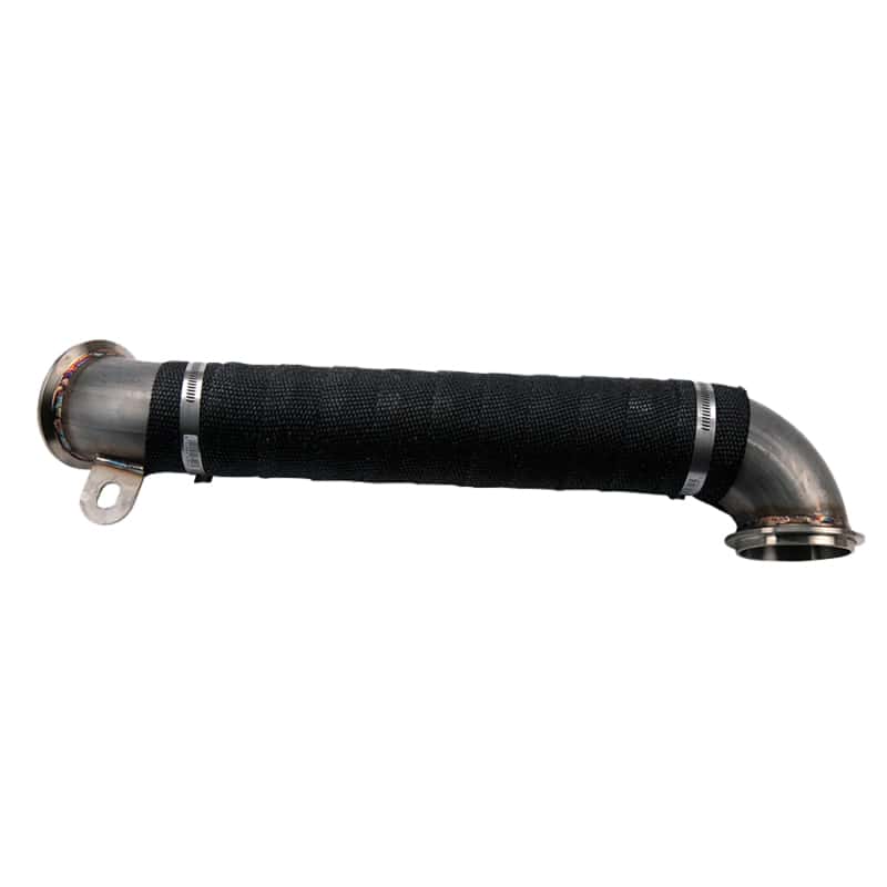 Wehrli — Wehrli 04.5-10 Chevrolet 6.6L LLY/LBZ/LMM Duramax 3in Stainless Down Pipe
Down Pipe 04.5-10 SS - view 1