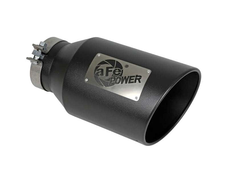 aFe — aFe Power Universal 5in Inlet 8in Outlet MACH Force-XP Clamp-On Exhaust Tip - Black
Exhaust Tip Black - view 1