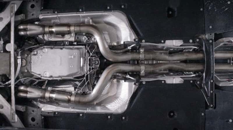 Stainless Works — Stainless Works 2016-18 Cadillac CTS-V Sedan Headers 2in Primaries 3in Catted Leads Into X-Pipe
Exhaust System - view 9