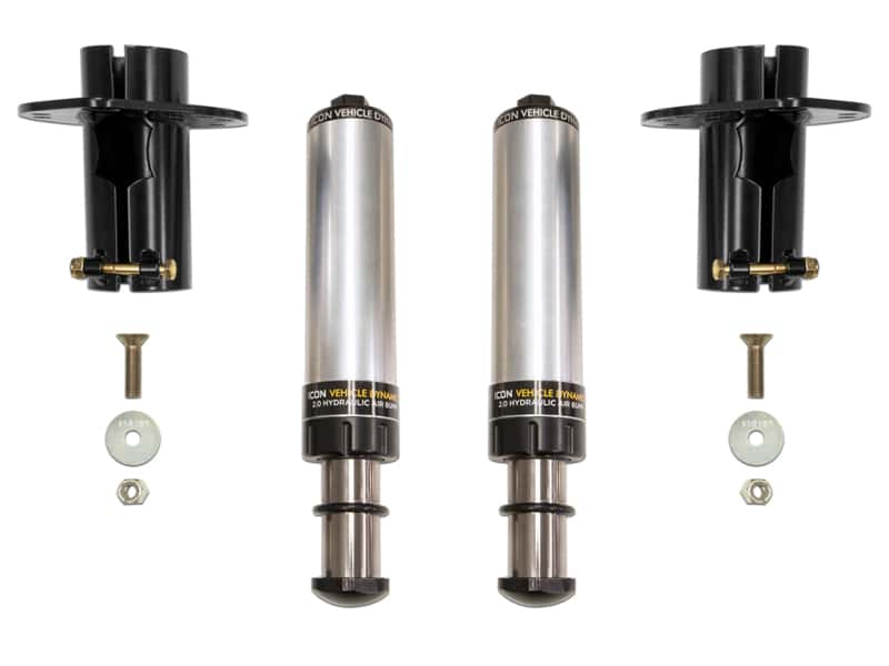 ICON — ICON 2020+ Jeep Gladiator JT / 2007+ Jeep Wrangler JK/JL Front Hydraulic Bump Stop Kit
BUMP STOP KIT - view 1