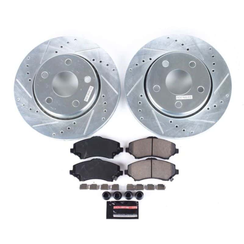 PowerStop — Power Stop 07-17 Jeep Wrangler Front Z23 Evolution Sport Brake Kit - view 1