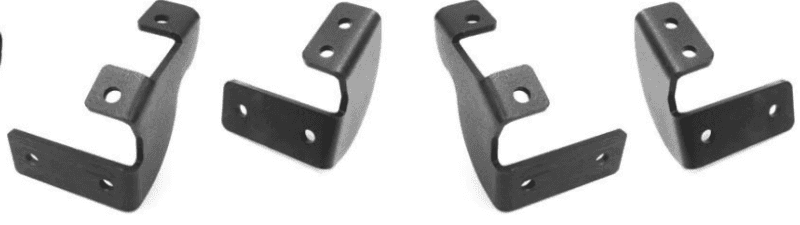 Go Rhino — Go Rhino 2024 Toyota Tacoma DC 4dr Brackets for Dominator Extreme SideSteps - Tex. Blk
Dominator Bkts - view 1