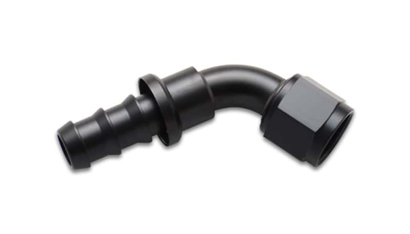 Vibrant — Vibrant Push-On 60 Degree Hose End Elbow Fitting Size -10AN
10AN60DegPushOnHsEnd
-10AN60DegPush-OnFtg
AN Fitting - view 1