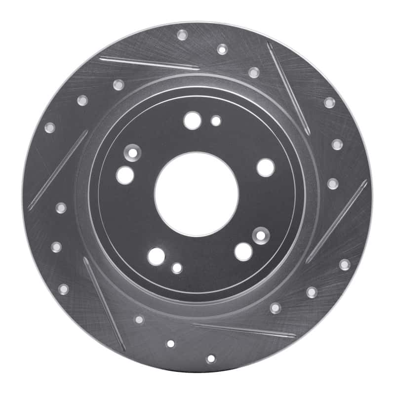 R1 Concepts — R1 05-17 Honda Accord Rear Right Drilled & Slotted Silver Brake Rotor
R1 Brake Rotor Drill - view 1