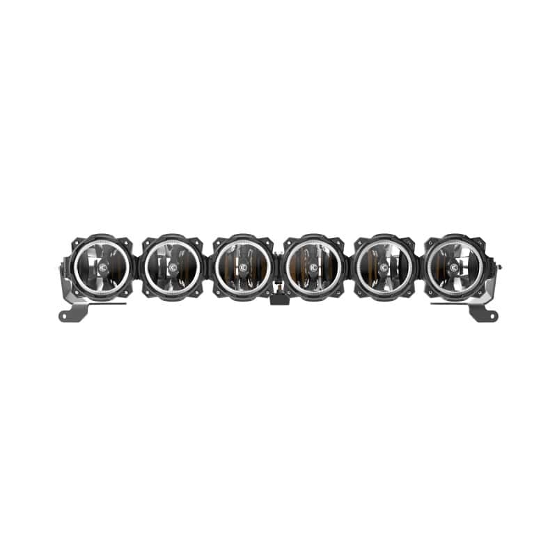 KC HiLiTES — KC HiLiTES 21+ Ford Bronco 39in. Gravity LED Pro6 Light Bar Kit Front Bumper - view 1