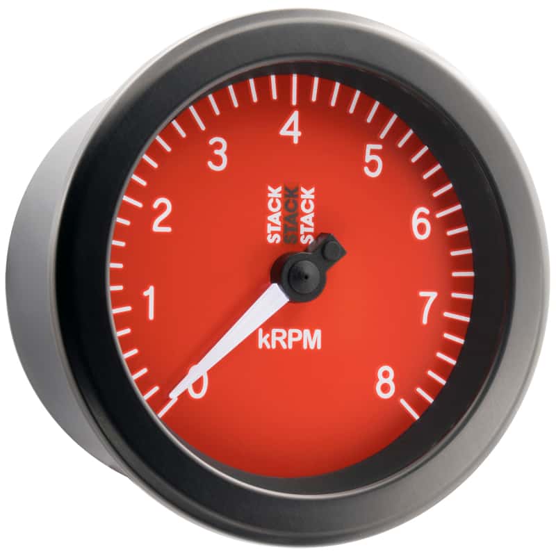 AutoMeter — Autometer Stack Sport 88mm 0-8K RPM Tachometer - Red
TACH SPORT RED 8KRPM - view 6