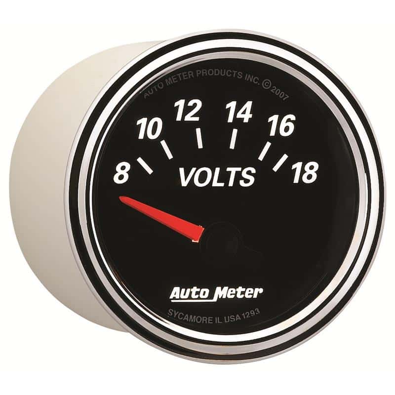AutoMeter — Autometer Designer Black II 52mm 18V Voltmeter Gauge
GA 2" VOLT 18V DBII - view 6