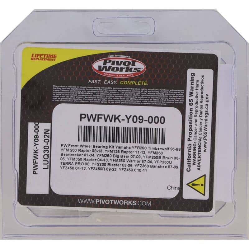 Pivot Works — Pivot Works 11-13 Yamaha YFM125 Raptor - Front Wheel Bearing Kit - view 3