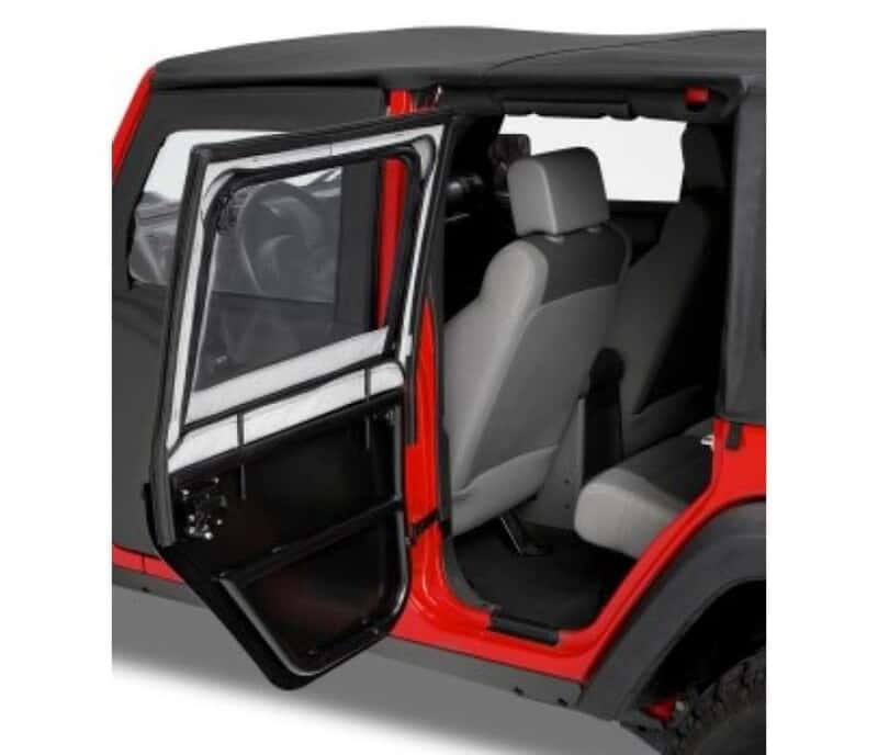 Bestop — Bestop 07-18 Jeep Wrangler JK 4-Door Element Upper Doors (Rear Doors Black Twill)
Element Upper Doors - view 1