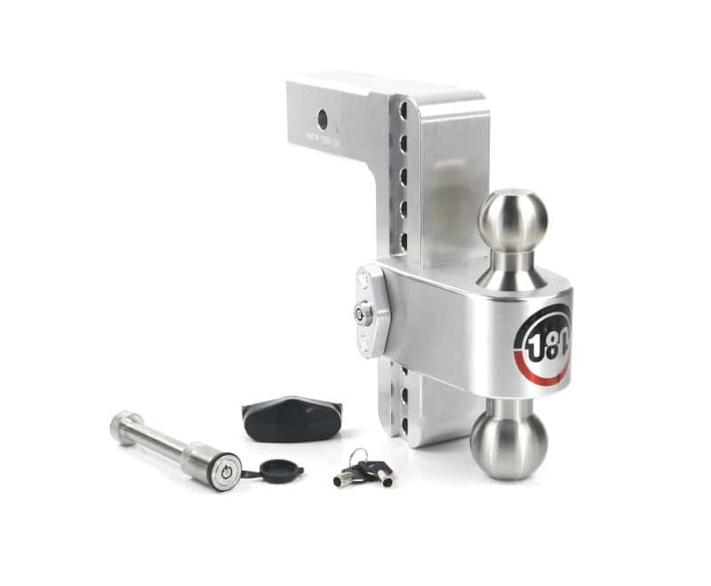 Weigh Safe — Weigh Safe 180 Hitch 8in Drop Hitch & 2.5in Shank (10K/18.5K GTWR) w/WS05 - Aluminum - view 1