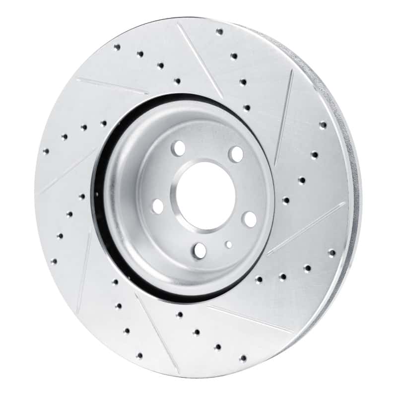 R1 Concepts — R1 18-25 Audi S5 Front Left Drilled & Slotted Silver Brake Rotor
R1 Brake Rotor Drill - view 4