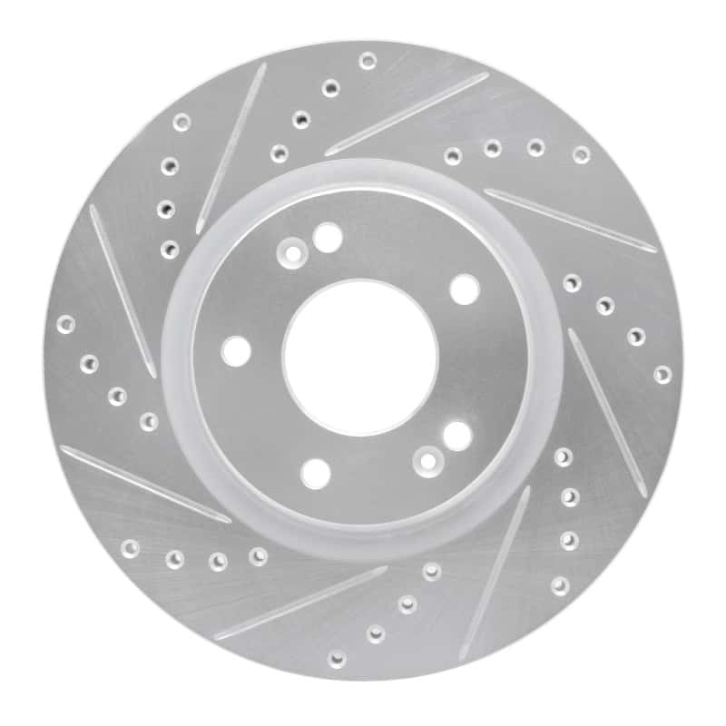 R1 Concepts — R1 2020-2025 Hyundai Elantra Front Left Drilled & Slotted Silver Brake Rotor
Disc Brake Rotor - view 1