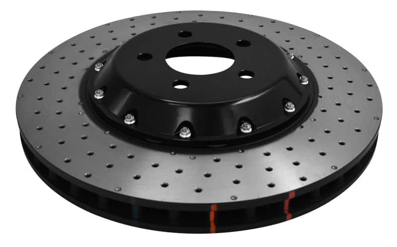 DBA — DBA 15-20 Ford Mustang GT Perf Package (380mm Front Rotor) Front 5000 Series Drilled Rotor w/Blk Hat
Brake Rotor
Brake Disc - view 6