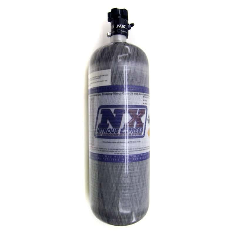 Nitrous Express — Nitrous Express Composite Bottle w/Lightning 500 Valve (6.79 Dia x 23.25 Tall)
N2OBottle - view 2