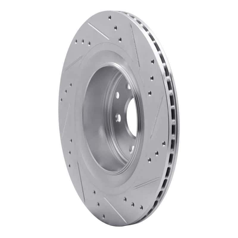 R1 Concepts — R1 09-20 Nissan 370Z Rear Left Drilled & Slotted Silver Brake Rotor
R1 Brake Rotor Drill - view 4