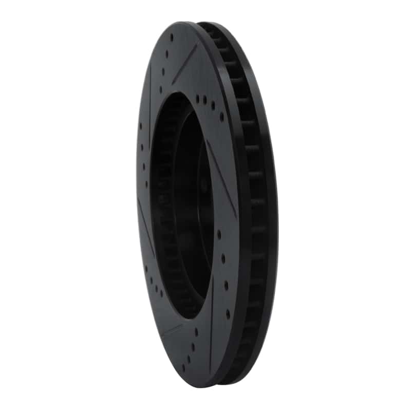 R1 Concepts — R1 00-24 Chrysler SEBRING Front Right Drilled & Slotted Black Brake Rotor
R1 Brake Rotor Drill - view 4
