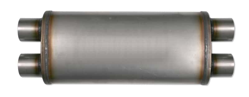 Diamond Eye Performance — Diamond Eye Muffler 3-1/2in DL IN/DL OUT 22in BODY 28in OVERALL OVAL
MUFFLER; 3.5in.; D/D - view 4