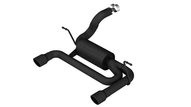 Borla — Borla 2018 Jeep Wrangler JL/JLU 3.6L 2DR/4DR ATAK SS Axle Back Black Coated Exhaust w/3.5in Tips
Axle-Back System
bor11957CB - view 3
