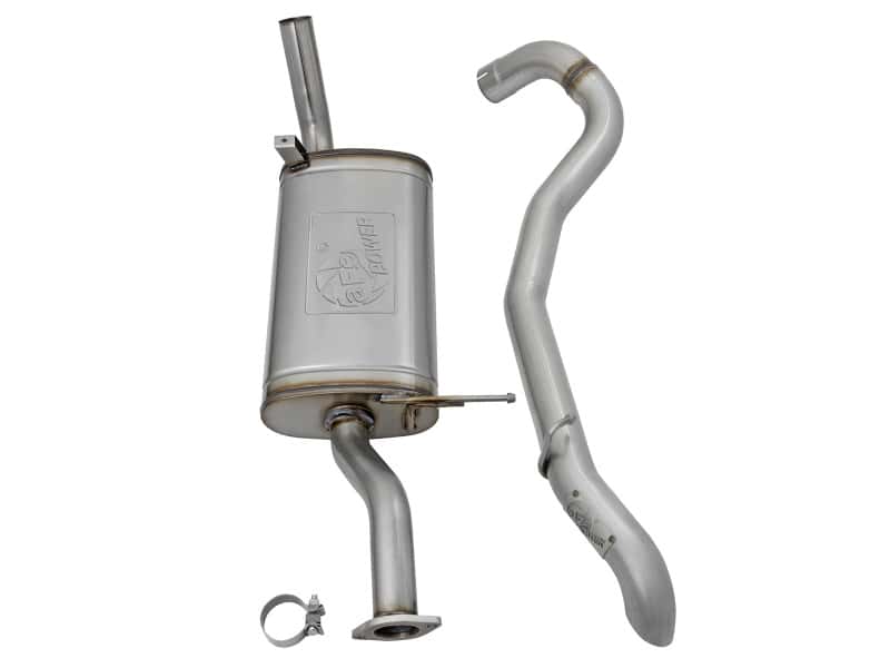 aFe — aFe MACHForce XP 3in SS Cat-Back Hi Tuck Exhaust 97-16 Nissan Patrol (Y61) I6-4.8L
Cat-Back Exhaust - view 6