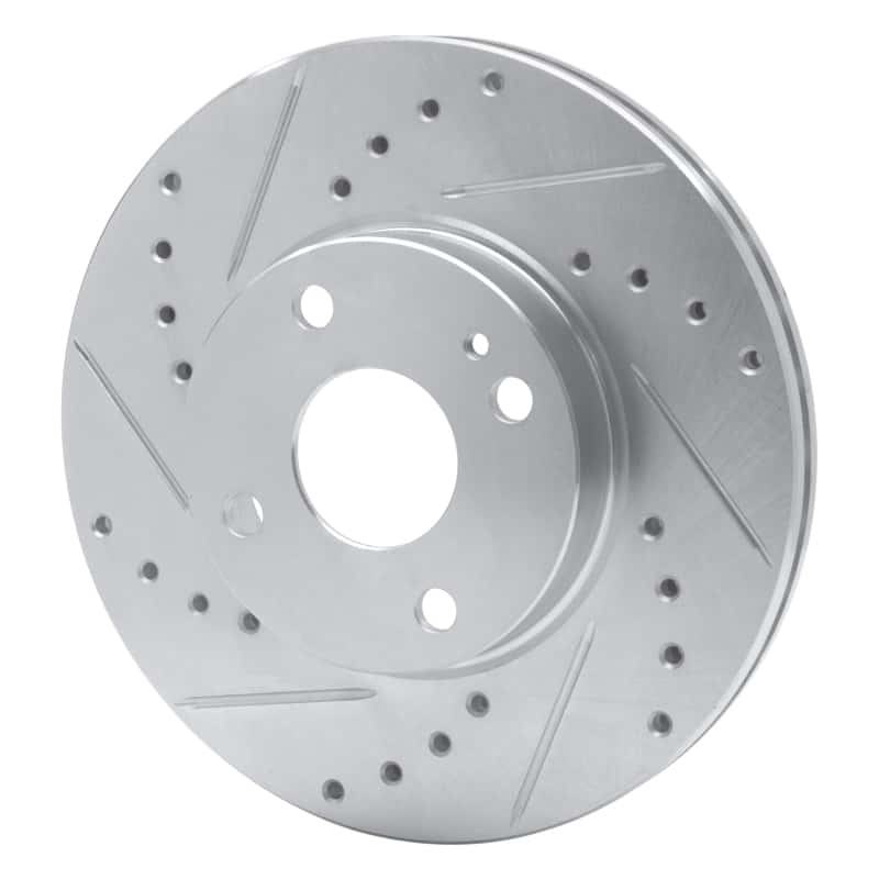 R1 Concepts — R1 94-02 Mazda Miata Front Left Drilled & Slotted Silver Brake Rotor
R1 Brake Rotor Drill - view 2
