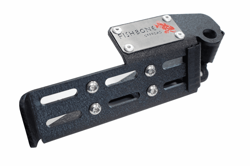 Fishbone Offroad — Fishbone Offroad 2007+ Jeep Wrangler/Gladiator Steel - Black Foot Peg Set - view 6