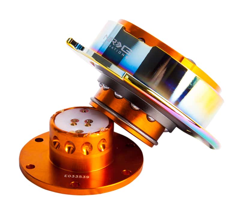 NRG — NRG Quick Release Gen 2.5 - Rose Gold Body / Neochrome Ring - view 1