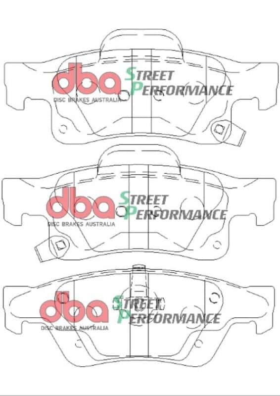 DBA — DBA 10-15 Camaro SP500 Front Brake Pads
Brake Pad - view 2